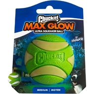 Chuckit Max Glow Ultra Squeaker M Ø 6cm