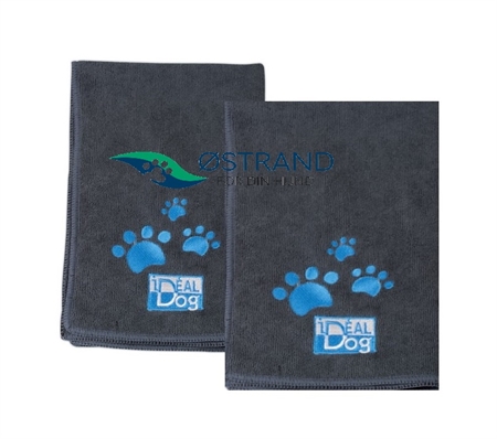 IdealDog  microfiber håndklæder 2 Stk. 60 x 100 Grå