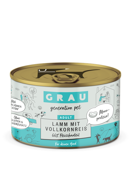 Lam med Brune Ris - Singel Protein - Korn og glutenfri  200g