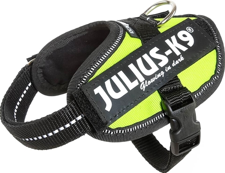 Julius K-9 IDC®-Hundesele Neon grøn 2XS