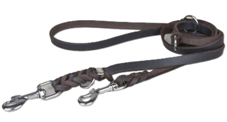 JHS Justerbar Line Brun med Krom justerbar til 3 længder