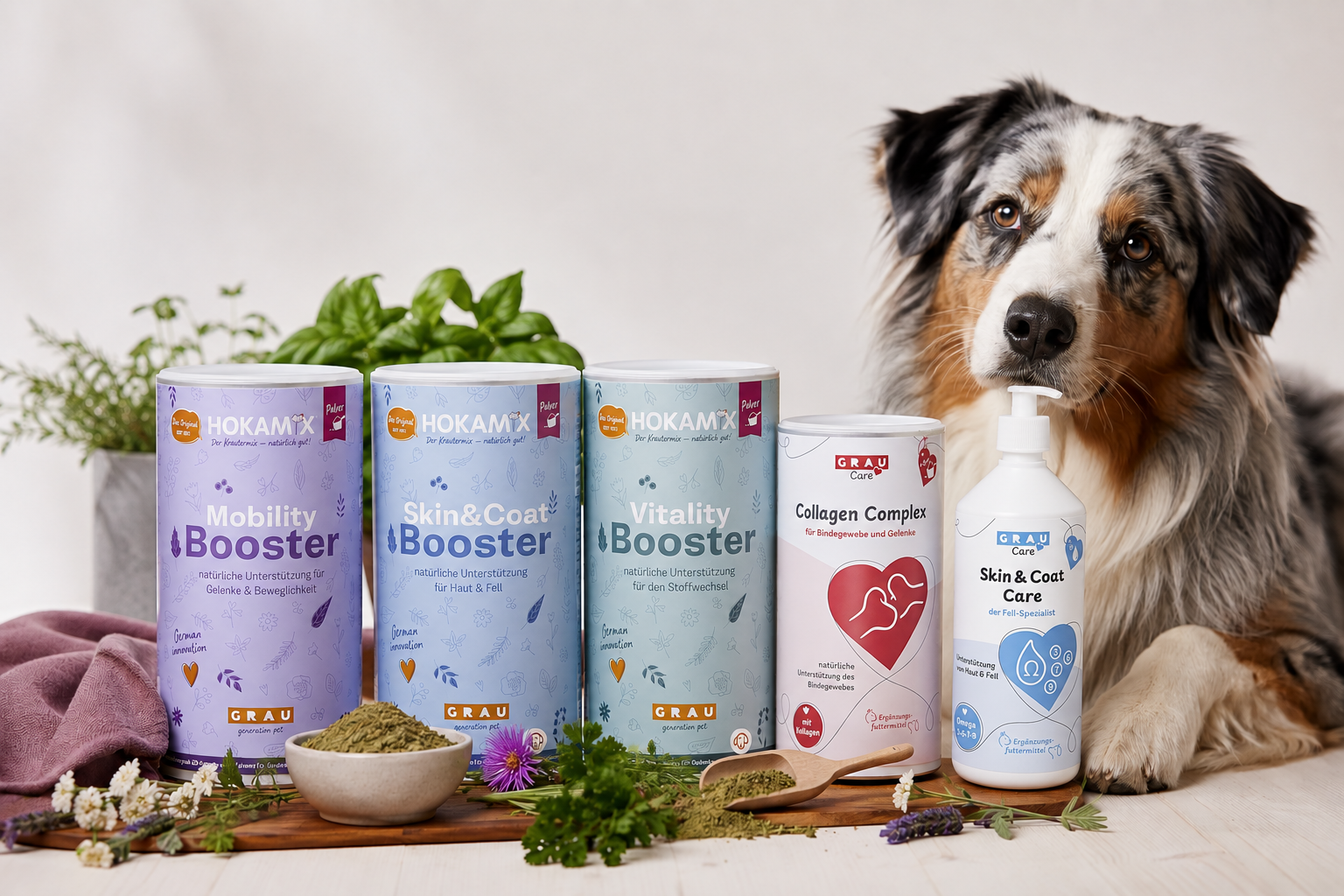 Kosttilskud til Hud, Pels og Vitalitet hos Hunde