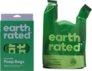 HUNDEPOSER MED HÅNDTAG 120 poser Lavendel  ECO-FRIENDLY 