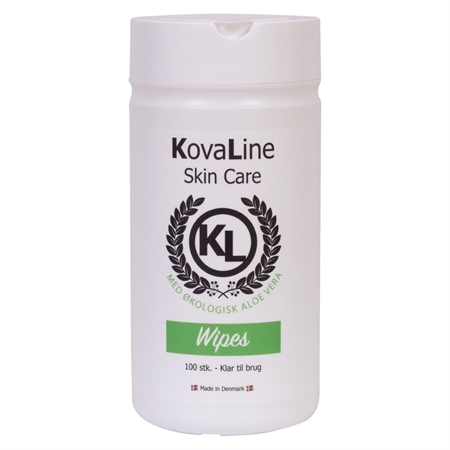  KovaLine Ready to use Wipes, Aloe 100stk vådservietter 