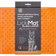 Lickimat BUDDY L Orange 28 x 28 cm 