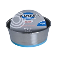 Rogz Rustfrit hundeskål 550 ml  - Blå