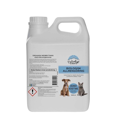 Naturligt Rent - Biologisk Universal Rengørings middel 2500 ml