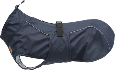 Trixie BE NORDIC Raincoat Husum – Regndækken til Hund – Mørkeblå – 45 cm