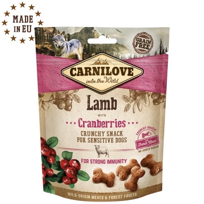 CARNILOVE CRUNCHY SNACK LAM & TRANEBÆR 200 g 