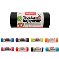 Hundeposer med bindehank.  28 x 22 Cm  80% genbrugsplast. 