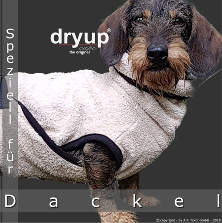 Dryup Cape - Tørredækken Gravhunde & Co 50 cm Sand