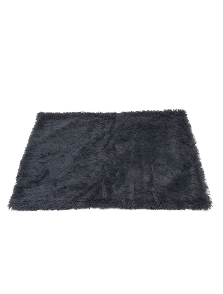 Fluffy Sofatæppe - koksgrå 