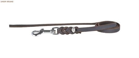 JHS Fedtgarvet læderline Brun krom 10 mm/70 cm