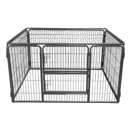 Hvalpegård med top 125 x 80 x 70 cm