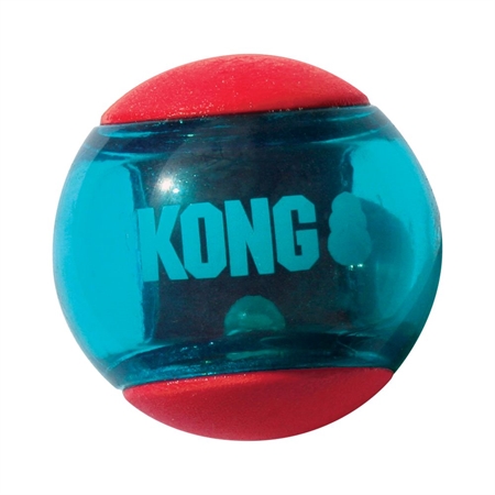 KONG SQUEEZZ ACTION BALL RØD S 3 Stk.