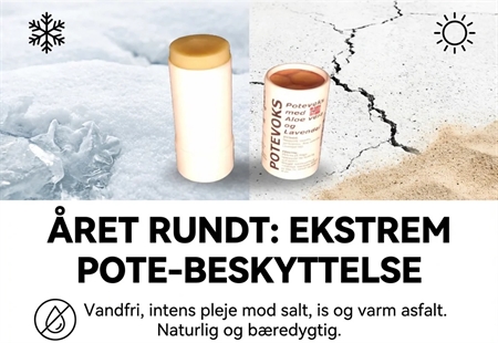  Potevoks med Bivoks - Aloe Vera - Lavendelolie