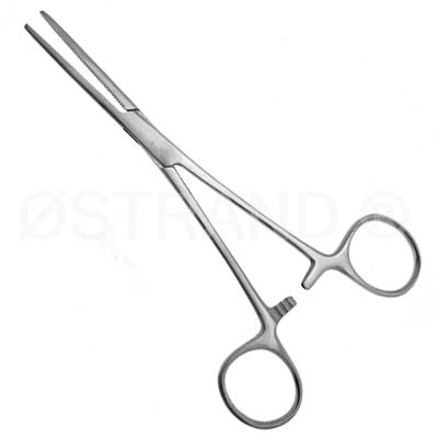 Ørenhårstang (Pean) lige 14 cm