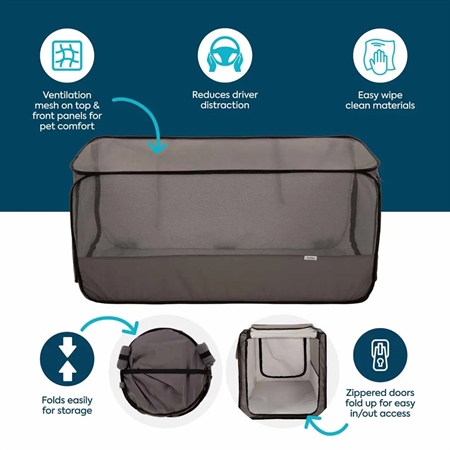 Sherpa Quick Hundebur 120x61x61cm 