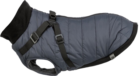 Pontis Vinterjakke med integreret hundesele - Blå 