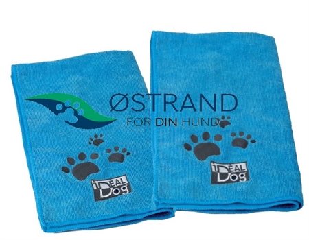 IdealDog  microfiber håndklæder 2 Stk. 60 x 100 blå