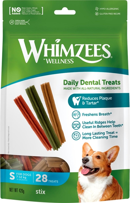 Whimzees Stix S – 28 stk