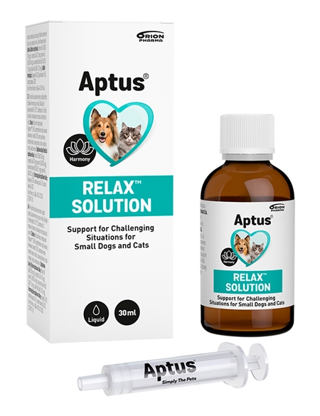 Aptus Relax Solution 30 ml – Beroligende kosttilskud til hund og kat