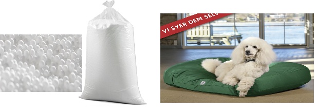 Krøyerkugler & betræk til Sækkeseng Krøyerkugler & betræk til Sækkeseng