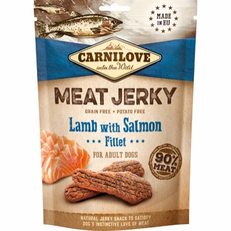 Carnilove JERKY LAMB WITH SALMON FILLET 100g (Laks)
