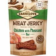 Carnilove JERKY CHICKEN WITH PHEASANT BAR 100g (kylling/Fasan )