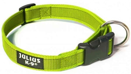 Justerbar Halsbånd fra Julius K9 - Neon 39-65 cm