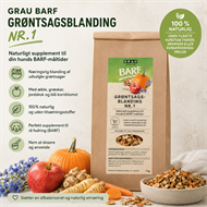 GRAU Grøntsagsmix Nr. 1 – Tørret Grøntsags- & Frugtmix
