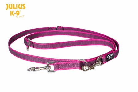 JULIUS K9 SUPER GRIP -PINK/GRÅ 20 MM, DRESSURLINE