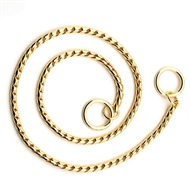 Snake Udstillingskæde Guld 2 mm