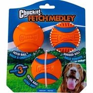 Chuckit Fetch Medley hundebolde 3 Stk.