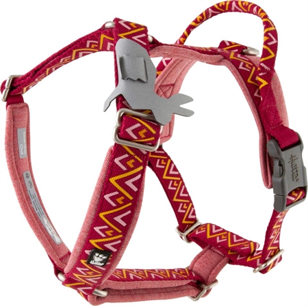 Hurtta RAZZLE-DAZZLE Y-Sele Beetroot  45 - 55 cm
