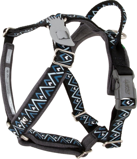 Hurtta RAZZLE-DAZZLE Y-HARNESS 55-65 cm, Blackberry