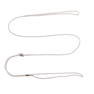 Udstillingsline Nylon rund 3 mm med svirvel Hvid