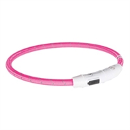 Lyshalsbånd  Pink L/XL TPU - USB