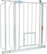 Dørgitter 104 cm høj Hvid