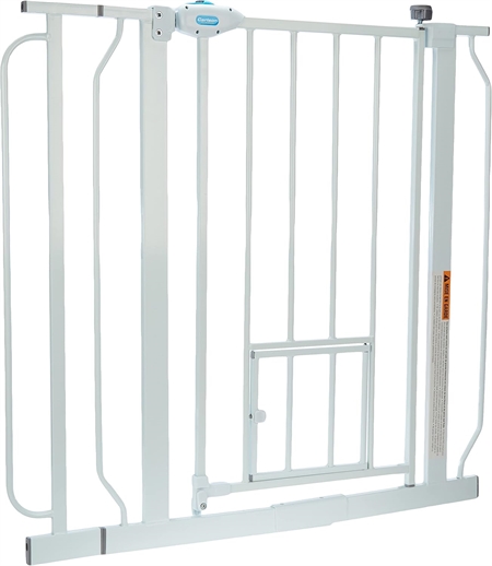 Dørgitter 104 cm høj Hvid