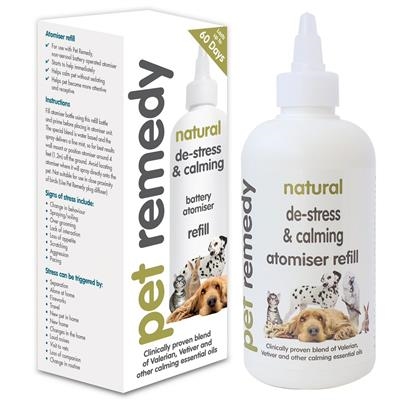 PET REMEDY REFILL  TIL BATTERI FORSTØVER  250 ml flaske