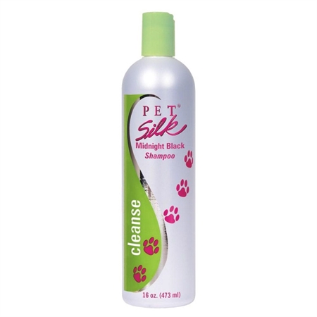 Pet Silk Midnight Black Shampoo 473 ml.