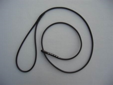Retrieverline 110 cm sort - 5 mm 