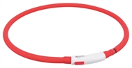 Lyshalsbånd Rød XS/XL - USB