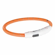 Lyshalsbånd Orange XS/S - TPU - USB