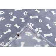 Fleece hundetæppe tæppe Blå 75 x 100 cm