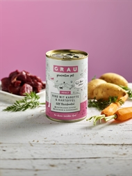 Okse med gulerod og kartoffel - Single Protein - Korn og glutenfri 